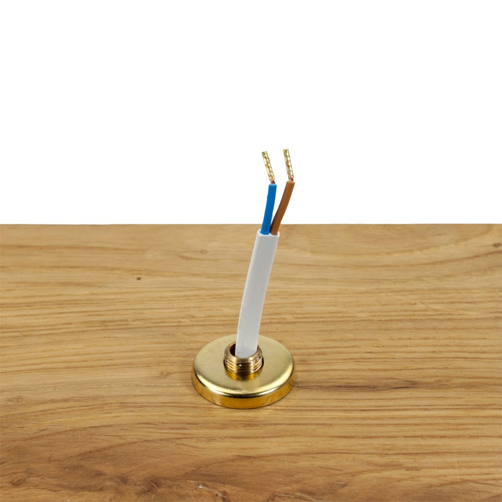 Plastic Wooden Table Lamp Fixing Kit With Backplate and Cover – BC Version – picture 2