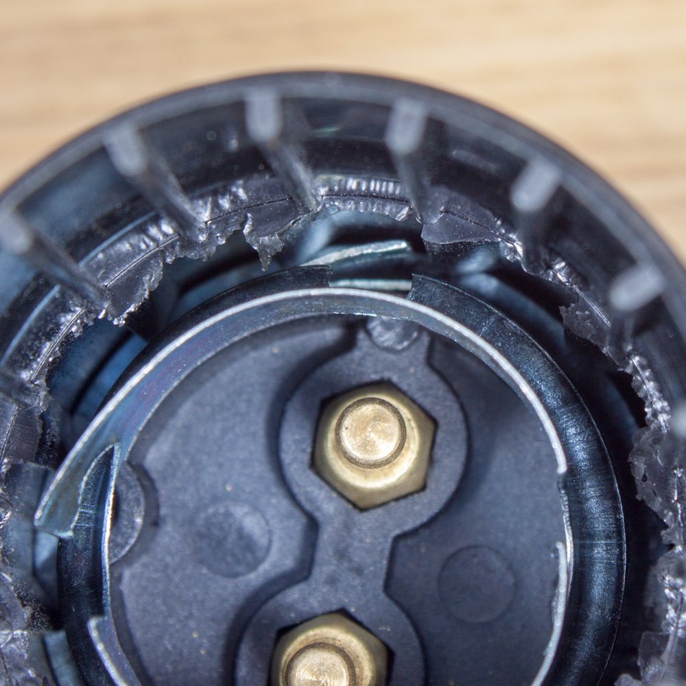 Installing the 40mm BC 4 Part Lampholder – picture 6